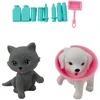 Lean Toys Veterinarijos žaislų rinkinys su lėle ir gyvūnais