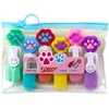 Lean Mini žymeklių rinkinys su letenėlės segtuku, 6 vnt, 8 cm