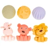 Lean Toys Minkštos sensorinės kaladėlės 18 vnt.