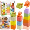 Lean Toys Sensorinės kaladėlės 14 vnt.