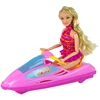 Lean Toys Lėlės rinkinys Motorinė valtis