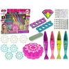 nagų dažymo rinkinys vaikams Lean Toys Lacquers Pens Coloured Stickers