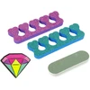 nagų dažymo rinkinys vaikams Lean Toys Lacquers Pens Coloured Stickers