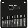 Zestaw Rinkinys Odinių skylamušių rinkinys, 9 dalys, 2,5–10,0 mm HRC proline