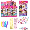 Lean Toys Apyrankių rinkinys su pakabukais ir lipdukais