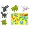 Lean Toys Kūrybinis Dinozaurų kiaušinių dažymo rinkinys LeanToys