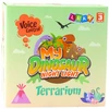 Lean Toys Vaikiška Dinozaurų Terariumo Naktinė Lempa su Balso Kontrole