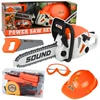 Lean Toys Vaikiškas įrankių rinkinys oranžinis, baltas, juodas