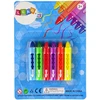 Lean Toys Kreidelių rinkinys vaikams Crayon, 6 vnt.