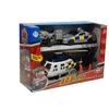 Lean Toys Policijos transporto priemonių rinkinys su šviesomis ir garsais