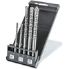 Zestaw Rinkinys SDS Plus betono grąžtų rinkinys, quatro, 5 vnt. rinkinys - 5, 6 x 110 mm + 8, 10, 12 x 160 mm