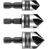 Grąžtas Zestaw Rinkinys Šešiakampių nuožulnų rinkinys, 12, 16, 19 mm, 3 vnt. rinkinys