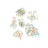 Lean Toys 3D Konstrukcijų Šiaudelių Rinkinys, 800 vnt