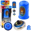 Lean Toys Mėlynas Liūto Tematikos Suktuko Rinkinys su Paleidėju