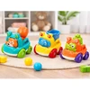 Lean Toys Žaisliniai statybiniai automobiliai vaikams 3 vnt.