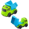 Lean Toys Statybinių mašinų rinkinys: savivartis ir ekskavatorius