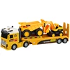Lean Toys Statybinių mašinų rinkinys geltonas 3 vnt.