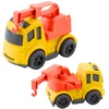 Lean Toys Statybinių mašinų rinkinys: betono maišyklė ir sunkvežimis