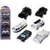 Lean Toys Resorako policijos transporto priemonių rinkinys LeanToys, 6 vnt, 1:64