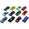 Lean Toys Žaislinių transporto priemonių rinkinys Leantoys, 12 vnt