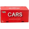 Lean Toys Žaislinių Automobilių Rinkinys su Dėklu, 48 vnt.