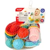 Vonios ir sodo žaislų rinkinys su tinkleliu Lean Toys, 17 vnt.