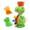 Lean Toys Dinozaurų vonios žaislų rinkinys su priedais