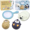 Lean Toys Vonios žaislų rinkinys pastelinės spalvos