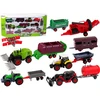 Žemės ūkio transporto priemonių rinkinys Lean Toys