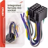 Integruota ISO CCA 13 PIN moteriška jungtis, 5A, 12V, AMIO-04441