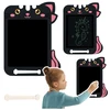Lean Toys Piešimo planšetė juodos katės formos Znikopis – LCD