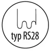 Dedra Zszywki Plastikinės sąvaržėlės rs28
