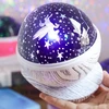 Žvaigždžių projektoriaus besisukanti LED naktinė lemputė – dovana – balta