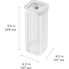 „Zwilling“ – „Fresh Save“, CUBE Box 3S – skaidriai balta