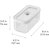 „Zwilling“ – „Fresh Save“, CUBE dėžutė M – skaidri-balta
