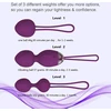 3 Kegelio rutuliukų rinkinys, violetinis