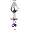 Analinis kaištis su grandinėle Diamond Anal Chain Plug, 34 mm