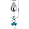 Analinis kaištis su grandinėle Diamond Anal Plug, 28 mm