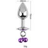 Analinis kaištis su grandinėle Diamond Anal Plug, 28 mm