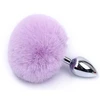 Analinis kaištis su natūraliu lapės kailiu Tail Plug, 15cm