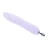 Analinis kaištis su natūraliu lapės kailiu Tail Plug, 47 cm