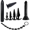 Analinių kištukų ir dildo rinkinys