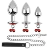 Analinių kištukų rinkinys Anal Plug Set, 3 vnt.