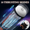 Automatinis vyriškas masturbatorius Telescopic Sucking Aircraft Cup