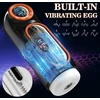 Automatinis vyriškas masturbatorius Telescopic Sucking Aircraft Cup