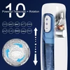 Automatinis vyriškas masturbatorius Thrust and Rotate, juoda
