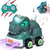 Automobilis su nuotolinio valdymo pulteliu Tyrannosaurus Car