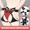 BDSM bondage sekso diržai su antrankiais