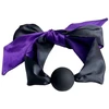Burnos kaištis Elegance Gag, juoda&amp;violetinė