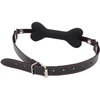 Burnos kaulas Bone Gag, juodas